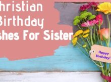christian birthday wishes sister