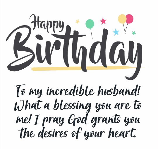 Christian Birthday Wishes Husband